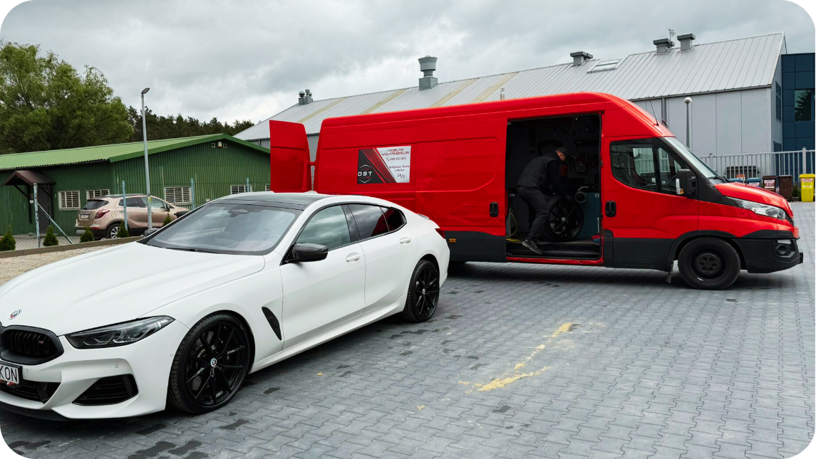 Mobilna wulkanizacja OST Garage w Bydgoszczy