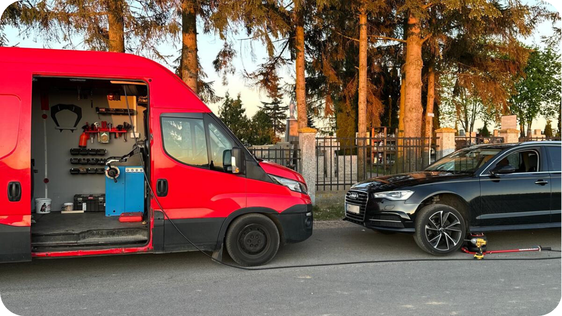 Mobilna wulkanizacja na miejscu – OST Garage w akcji